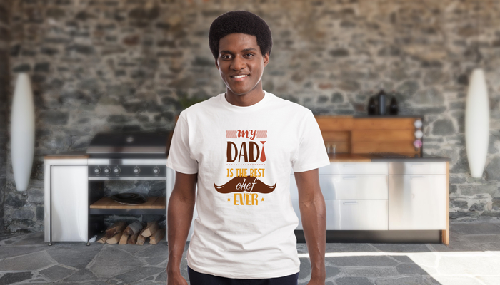 personalized fathers day tshirt cook