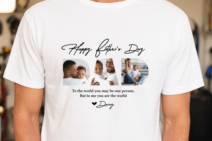 personalized fathers day tshirt