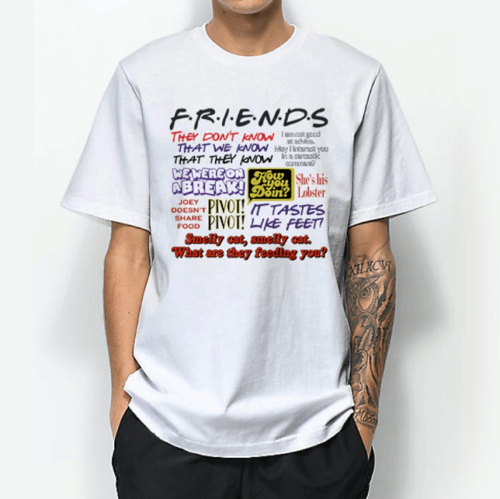 Personalized T-shirt with Friendship Quotes
